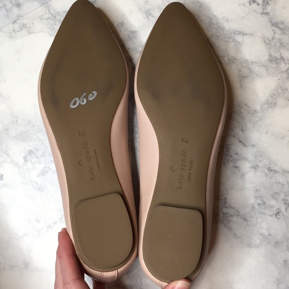 NWOT Kate Spade Eleni Flex Scallop Pink Flats - Picture 7 of 8